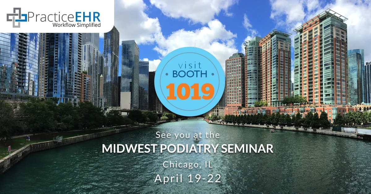 Practice EHR to Attend Midwest Podiatry Conference